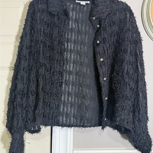 HYFVE Charcoal Textured Cardigan